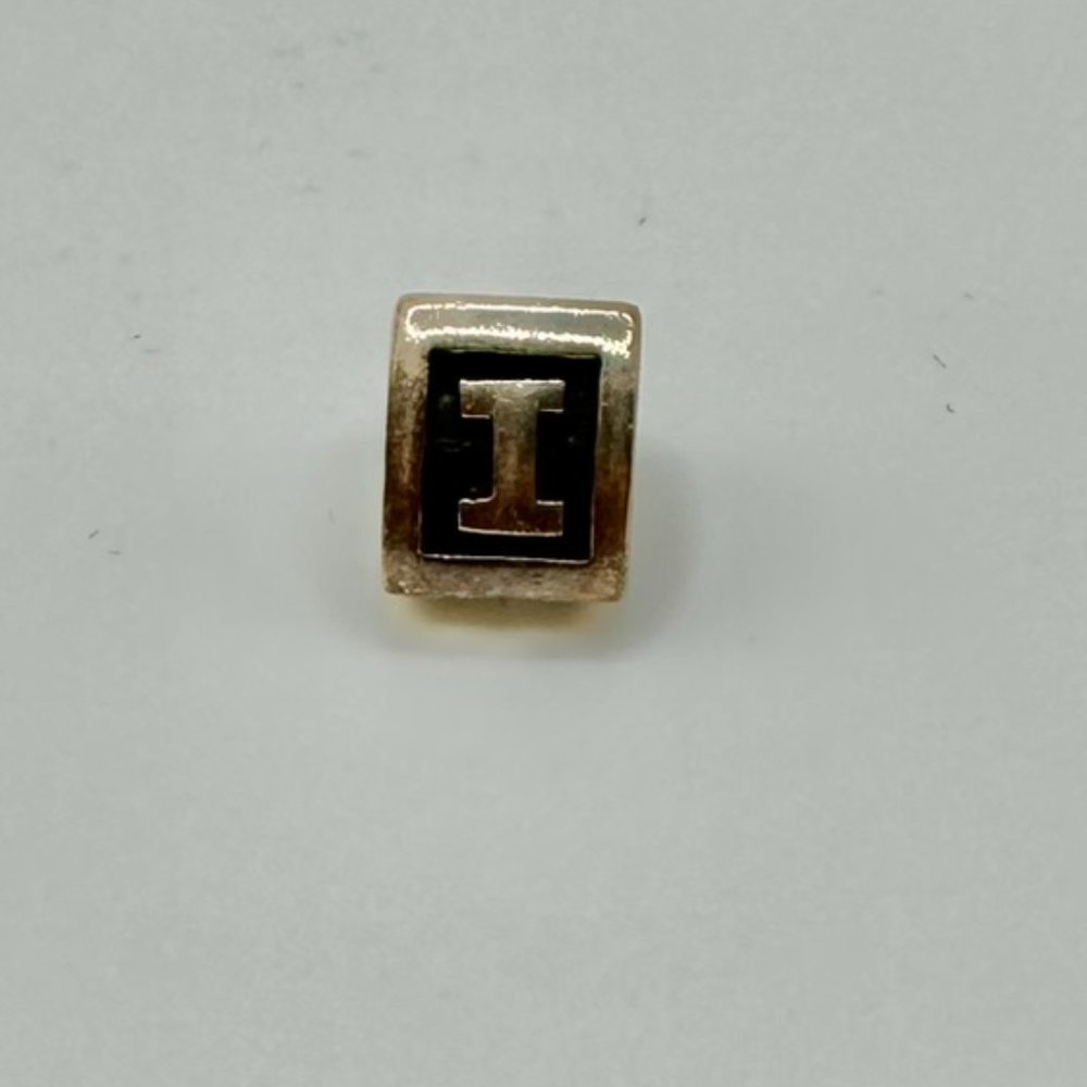 Pandora ALE Sterling Silver Initial Letter I Charm